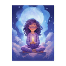 のめい想ヨガシアルクラウド赤面ピンクブルー