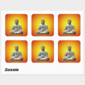 のめい想仏ステッカー スクエアシール (シート)