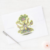 のめい想創造性 ラウンドシール (封筒)