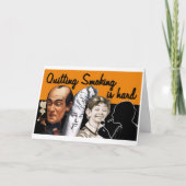 のやめ喫煙は懸命- Greeting Card カード (正面)