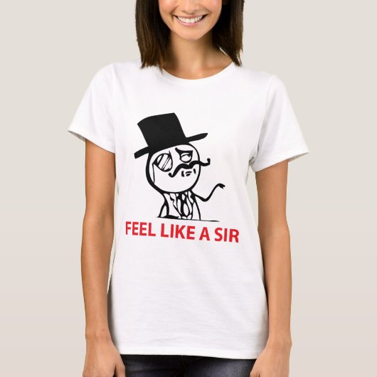 のように感じて下さい Tシャツ (正面)