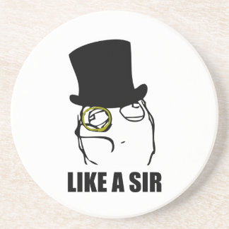 のようにMonocle Rage Face Meme コースター