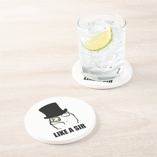 のようにMonocle Rage Face Meme コースター (側面)