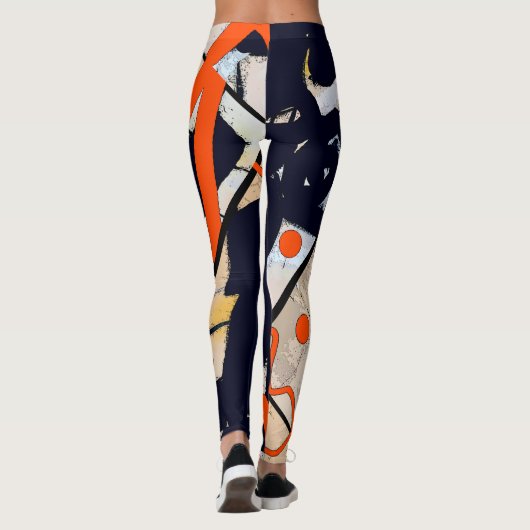 のらくら者の上のFrantz Kline レギンス (裏面)