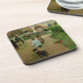 のらくら者1888年(キャンバスの油) コースター (左側)