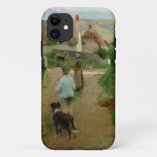 のらくら者1888年(キャンバスの油) Case-Mate iPhoneケース (裏面)