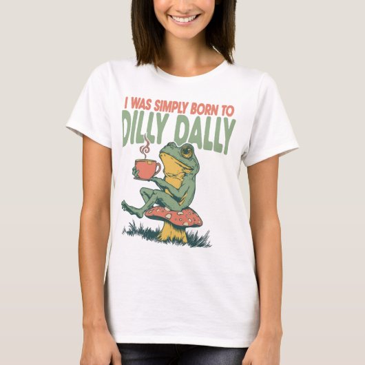 のらりくらり生きるのが天職 Tシャツ (正面)