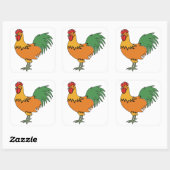 のりステッカー スクエアシール (シート)