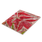 〜のを覆う冬の葉氷嵐 タイル (側面)