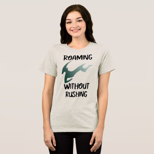 のんかな旅のひとり旅 トライブレンドTシャツ (正面全面)