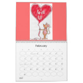 のんきなタックの冒険 カレンダー (2月 2027)