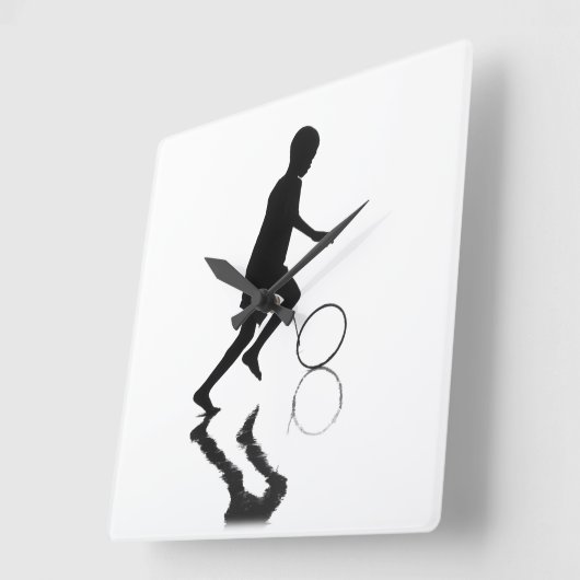 のんき スクエア壁時計 (傾斜)