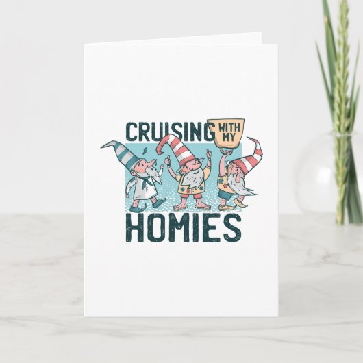 のんびりした小人たち カード (正面)