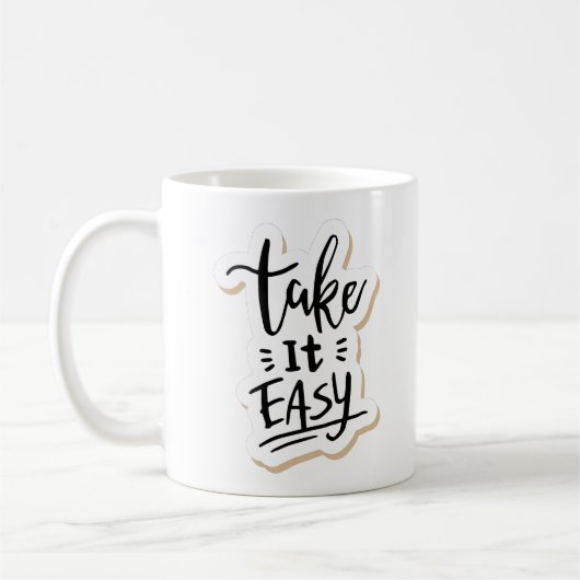 のんびりしよう コーヒーマグカップ (左)