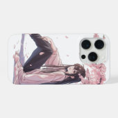 のんびりとしたアニメ iPhoneケース (裏面横)