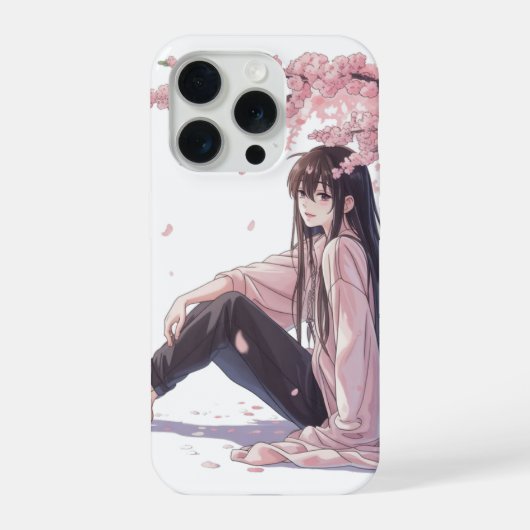 のんびりとしたアニメ iPhoneケース (裏面)
