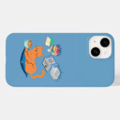 のんびりオレンジ色の猫 Case-Mate iPhoneケース (裏面 (横))