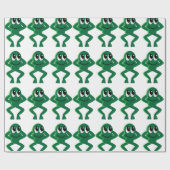 のんびりカエル ラッピングペーパー (フラット)