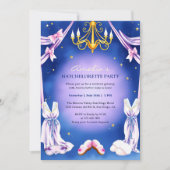 のんびりスパ＆グラマラス テーマ ハッチャー レット パーティー 招待状 (正面)