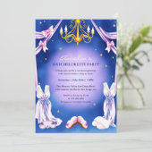 のんびりスパ＆グラマラス テーマ ハッチャー レット パーティ 招待状 (スタンド正面)