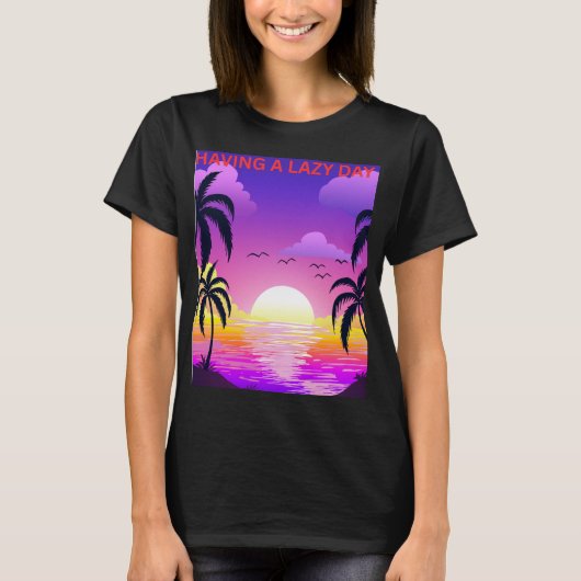 のんびりデイ ウーマンズTシャツ Tシャツ (正面)