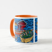 "のんびりボビン" 11 oz ビバレッジマグ マグカップ (正面左)