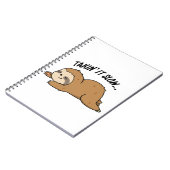 のんびりユーモア スライス・ザ・スロー ノートブック (左側)