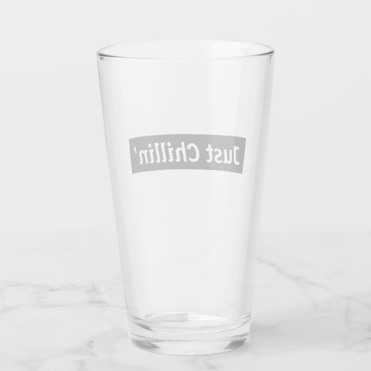 のんびり一杯 グラス (裏面)