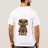 のんびり屋さんカメのTシャツ Tシャツ (裏面)