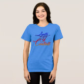のんびり幸せに トライブレンドTシャツ (正面全面)