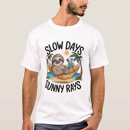 のんびり日和 サニーな気分 ハンモックスロース Tシャツ (正面)