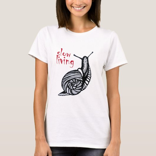 のんびり暮らす Tシャツ (正面)