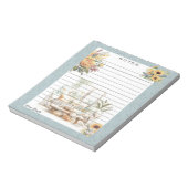 のんびり朝のメモ帳 ノートパッド (回転)