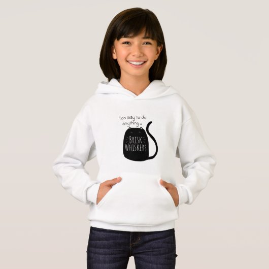  のんびり黒猫Tシャツ (正面フル)