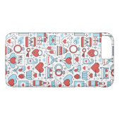 のアイコ結婚ンカスタムモノグラム電話ケース Case-Mate iPhoneケース (裏面(横))