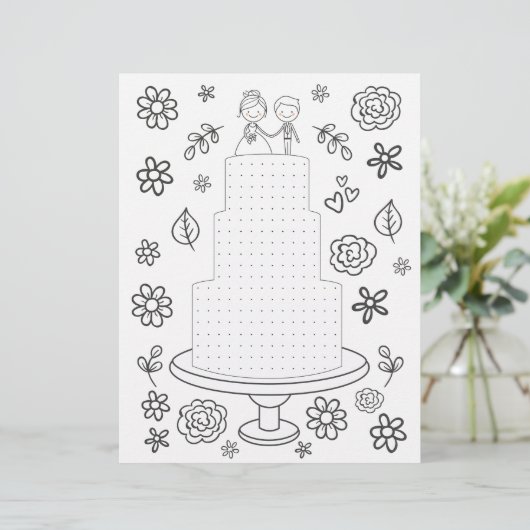 のアクティビテ結婚ィットドットゲームのカラーリングページ (スタンド正面)