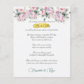 のアドバイス結婚はピンクの牡丹と金ゴールドを願う (正面)