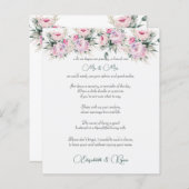 のアドバイス結婚はピンク色の牡丹を願う (正面/裏面)