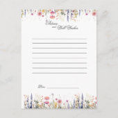 のアドバイス結婚は愛と生命のアドバイスカードを願う アドバイスカード (裏面)