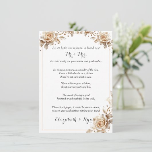 のアドバイス結婚グッドウィッシュシュガーキャンディバラ アドバイスカード (スタンド正面)