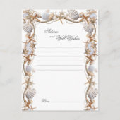 のアドバイス結婚グッドウィッシュシーシェル真珠 アドバイスカード (裏面)