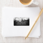 のアドレス結婚グローとスパークルブラック ラベル (インサイチュ)