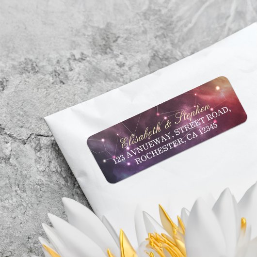 のアドレス結婚ゴージャス星星雲コンステレーション ラベル
