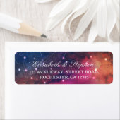 のアドレス結婚ゴージャス星星雲コンステレーション ラベル (インサイチュ)