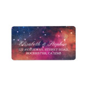 のアドレス結婚ゴージャス星星雲コンステレーション ラベル (正面)