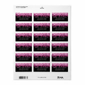 のアドレス結婚ピンクライト ラベル (フルシート)