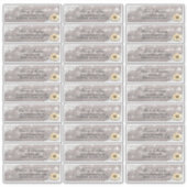 のアドレス結婚レースひまわり木のストリングライト シール (正面)