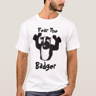 のアナグマ恐れて下さい Tシャツ