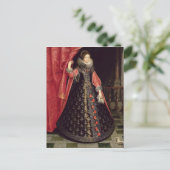 のアンリエッタ・マリアと推定されるポートレート ポストカード (スタンド正面)