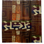 のア祝フリカ伝統と文化。 シャワーカーテン (正面)